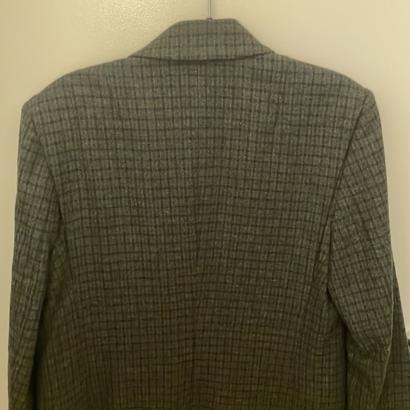 Rag & Bone Rory men’s coat size 42 plaid wool notch lapel coat - preowned US L - Picture 5 of 5